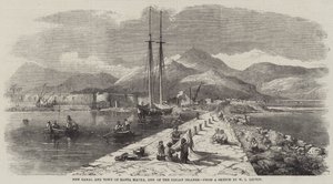 Nouveau canal et ville de Santa Maura, une des îles Ioniennes - William Leighton Leitch